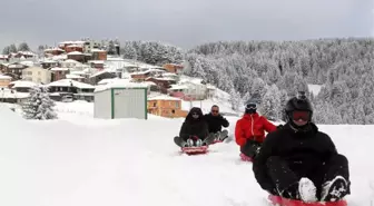 Kümbet Yaylası'nda Kızak Zamanı