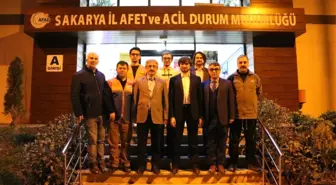 Afad Başkanı Güllüoğlu, Sakarya Afad Ekiplerini Ziyaret Etti