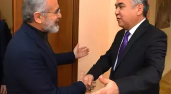 Özbekistan Cumhurbaşkanı Mirziyoyev'den Yalçın Topçu'ya Özel Hediye