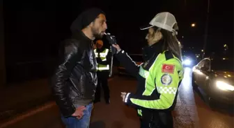Yeni Yıla Alkolmetre ile Girdiler