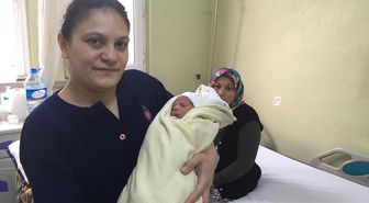 Bilecik'te Yılın İlk Bebeği Dünyaya Geldi
