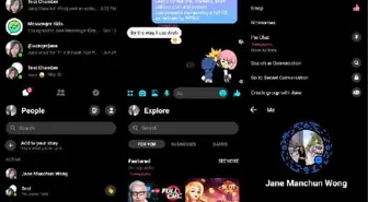 Facebook Messenger Belli Ülkelerde Karanlık Moda Geçiyor