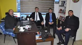 MHP'nin Kars Belediye Başkan Adayından İha'ya Ziyaret