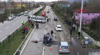 Samsun İkiye Bölünen Otomobilin Sürücüsü Öldü