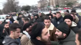 İstanbul- Ayasofya Müzesi'ndeki 'Spagat'ı Protesto Ettiler