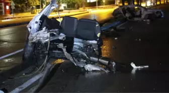 Alkollü Sürücü, 5 Parçaya Ayrılan Araçtan Yara Almadan Kurtuldu