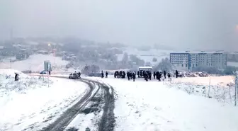 Sakarya'da Kar Yağışı