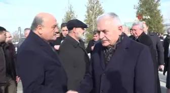 TBMM Başkanı Binali Yıldırım, 3.ordu Komutanı İsmail Serdar Savaş'ın Annesinin Cenaze Törenine...