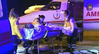Soba Patlamasında Yaralanan 2 İşçi İzmir'e Sevk Edildi