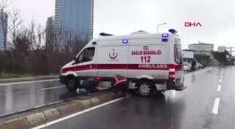 İstanbul- Yaralılara Ulaşamayan Ambulansa İtfaiyeden Takozlu Yardım