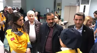 Sağlık-Sen Genel Başkanı Metin Memiş, Doktorun Saldırıya Uğradığı Hastaneyi Ziyaret Etti