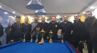 Bitlis'te 3 Bant Bilardo İl Birinciliği Turnuvası