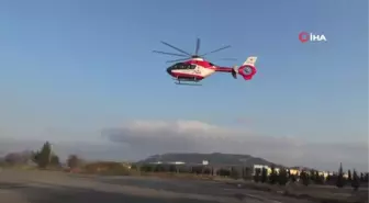 Helikopter Akciğer Hastası İçin Havalandı