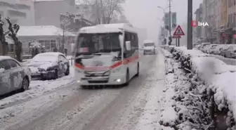 Bozüyük'te Yoğun Kar Yağışı Etkili Oldu