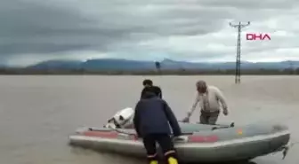 Osmaniye'de Köyleri Su Bastı