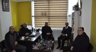 AK Parti Kars Belediye Başkan Adayı Erdoğdu'dan İha'ya Ziyaret