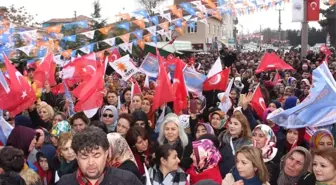 Yahşihan'da AK Parti Miting Havasında Seçim Bürosu Açtı