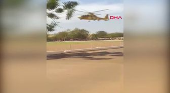 Dha Dış - Kutlamalar İçin İniş Yapan Helikopter, Gösteri Alanına Düştü