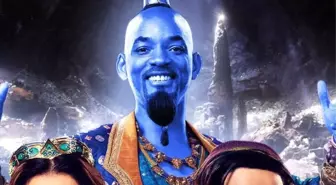 Will Smith'in Aladdin Filminde Oynayacağı Mavi Cin'den İlk Görüntü Geldi