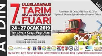 Aydın'da Tarım Fuarı 24 Ocak'ta Açılıyor