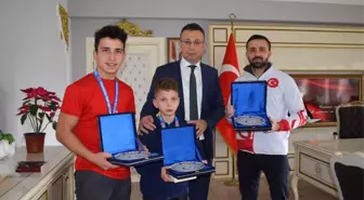 Şampiyon Sporculardan Kaymakam Güney'e Ziyaret