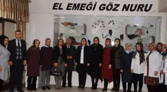 Vali Aykut Pekmez'in Eşi Çatom'da Ki Çalışmaları Yerinde Gördü