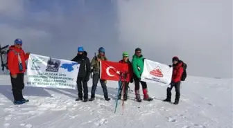 Ferit Melen Anısına Süphan Dağı'na Zirve Tırmanışı Yaptılar