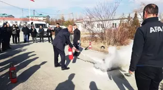 Van'da Deprem ve Yangın Tatbikatı