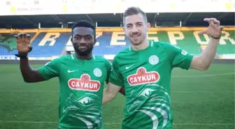 Çaykur Rizespor'da Melnjak ve Azubuike Tanıtıldı