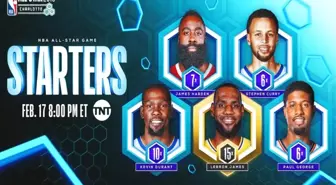 Nba All-Star'da İlk 5'ler ve Kaptanlar Belli Oldu