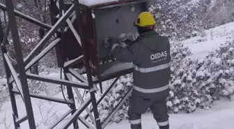 Oedaş Yoğun Kış Şartlarında Kesintisiz Enerji İçin Çalışıyor