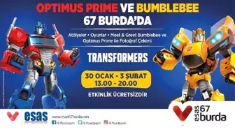 Optimus Prime ve Bumblebee 67 Burda'da