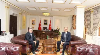 Gümülcine Başkonsolosu Ömeroğlu'ndan Vali Canalp'e Ziyaret