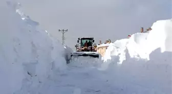 Bitlis'te Kar Yığınları Kamyonlarla Kent Dışına Taşınıyor