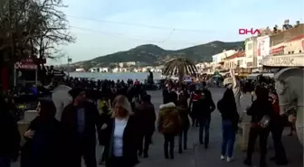 İzmir Foça Kış Ortasında Baharı Yaşadı