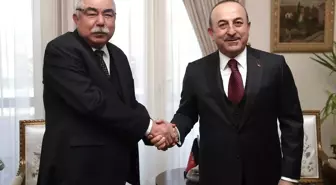 Çavuşoğlu Afganistan Cumhurbaşkanı Yardımcısı Dostum ile Görüştü