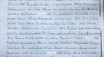 Hırsızlık Hükümlüsü 'Otobüsçü Yunus'Tan Polislere Mektup