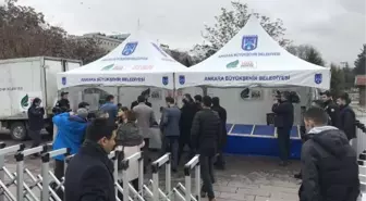 Ankara'da İlk Tanzim Satış Çadırları Kuruldu