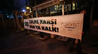 Bursa'da Çin'in Doğu Türkistan'daki Zulmü Protesto Edildi