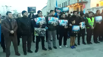 İstanbul'da Çin'in Doğu Türkistan'daki Zulmü Protesto Edildi