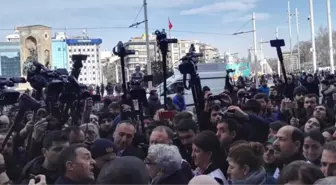 Taksim'de Yürümek İsteyen HDP'lilere Polisten İlginç Sözler: Sizi Yürütürsem Ayıp Etmiş Olurum