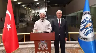 Diyanet İşleri Başkanı Prof. Dr. Erbaş'dan Başkan Başsoy'a Ziyaret