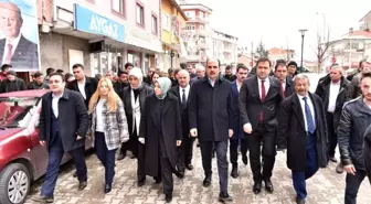 Cumhur İttifakı Adayları Ilgın ve Doğanhisar'da Vatandaşlardan Destek İstedi