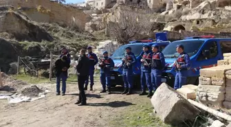 Kapadokya'da Peribacaları Yakınındaki Yapıların Yıkılması