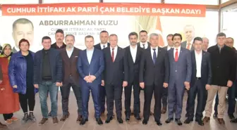 Çan'da Cumhur İttifakı'nın Adayı Abdurrahman Kuzu