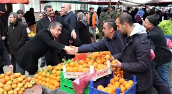 Başkan Adayı Şekerdağ, Milletvekili Erol'la Seçim Çalışmalarına Devam Ediyor