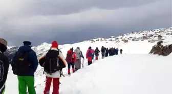 Doğaseverler, İkizdere'de Kar Yürüyüşünde Buluştu