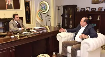 Başkan Adayı Tuç'tan Başkan Bakıcı'ya Ziyaret