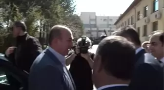 Çavuşoğlu, Türkiye Lokomotif ve Motor Sanayi Anonim Şirketi İşçileriyle Öğle Yemeği Yedi