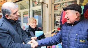 Karabacak Hamamyolu'nda Esnafa Müjde Verdi
